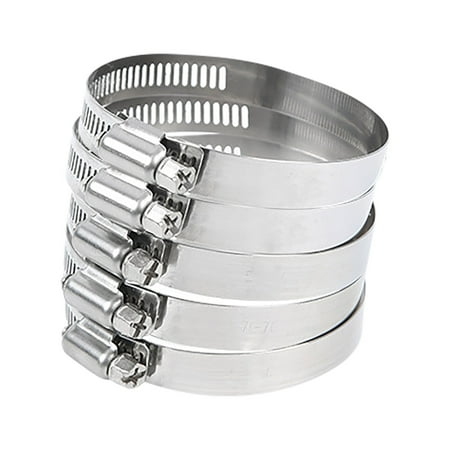 

Buodes Spark Plug Gap Tool Adjustable Stainless Steel Pool Hose ClampDrive Hose Clamp Fuel Line Worm Clip