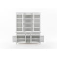 thumbnail image 3 of NovaSolo Kitchen Hutch Cabinet with 5 Doors 3 Drawers Skansen in White, 3 of 16