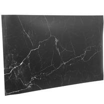 KALLORY Dishwasher Cover Decal Sticker Coated Paper 1Pack Black