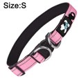 thumbnail image 2 of Dog Collars, Adjustable Pet Collar with ID Tag Ring, Safe and Comfy for Small Dogs Pink, 2 of 6