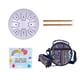 thumbnail image 3 of Regalo de vacaciones Tambor etéreo del zodiaco de 12 pulgadas Tambor sánscrito de acero inoxidable de 5,5 pulgadas Tambor de lengüeta de acero Tambor de percusión para principiantes, 3 of 3