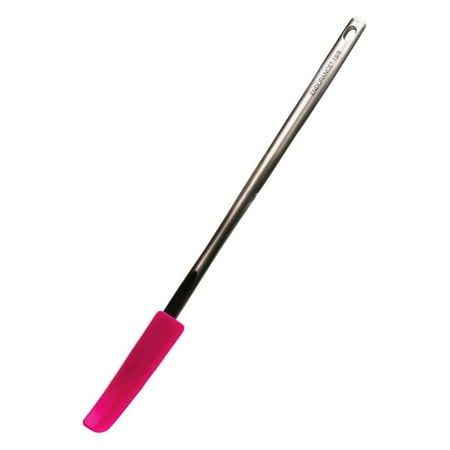 Pink Flexible Silicone - RSVP Endurance Pink Flexible Silicone Smoothie Spatula w/ Stainless Steel Handle
