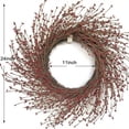 thumbnail image 3 of 24Inch Red Face Bead Garland Winter Red Burgundy Berry Garland Artificial Branch Garland Suitable for Farmhouse Window Hanging Christmas Decorations and Other Holiday Decorations Can Also Be Decorate, 3 of 9