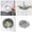 Silver, variant on Stainless Steel General Purpose Kitchen and Bath Drain Filter Strainer Mesh 10cm Round Shower Hair Catcher