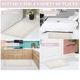 thumbnail image 5 of Home Weavers Luxury Collection Bathroom Rug Cotton Reversible Bathroom Rugs Set, Washable Rug, Soft Cotton Extra Soft Absorbent bath Rug, Kitchen Mat, Non Slip Bath Mat Set, 21"x54" Runner, Ivory, 5 of 5