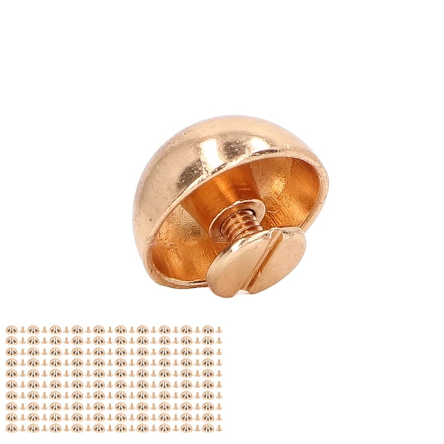 Decorative Rivets, Alloy Material Mushroom Rivet For Punk Clothing Gold