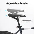 thumbnail image 5 of Ambifirner 700c Road Bike, 16 Speed Shimano Gearing Men Bike, 18 inch Steel Frame, Dual Disc Brakes, Racing Bicycle for Adults, 5 of 8