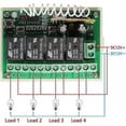 thumbnail image 3 of 433MHZ Wireless DC 12V 4CH Channel Remote Control Long Distance RF Relay Switch 2 Transmitter +1 Receiver for Garage Door, 3 of 5