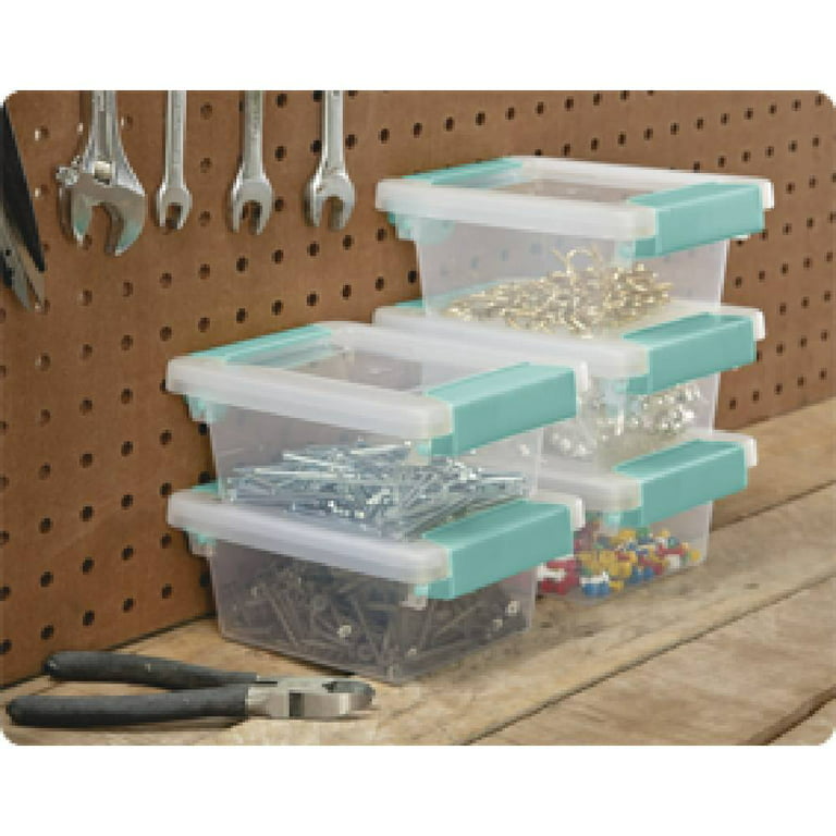 Sterilite Plastic Mini Clip Storage Box Container with Latching Lid, 18  Pack, 18pk - Gerbes Super Markets