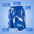 thumbnail image 5 of BIG ELEPHANT 2-Pack Boys Swim Trunks with Compression Liner, Quick Dry Swimming Shorts(6-13Y), 5 of 8