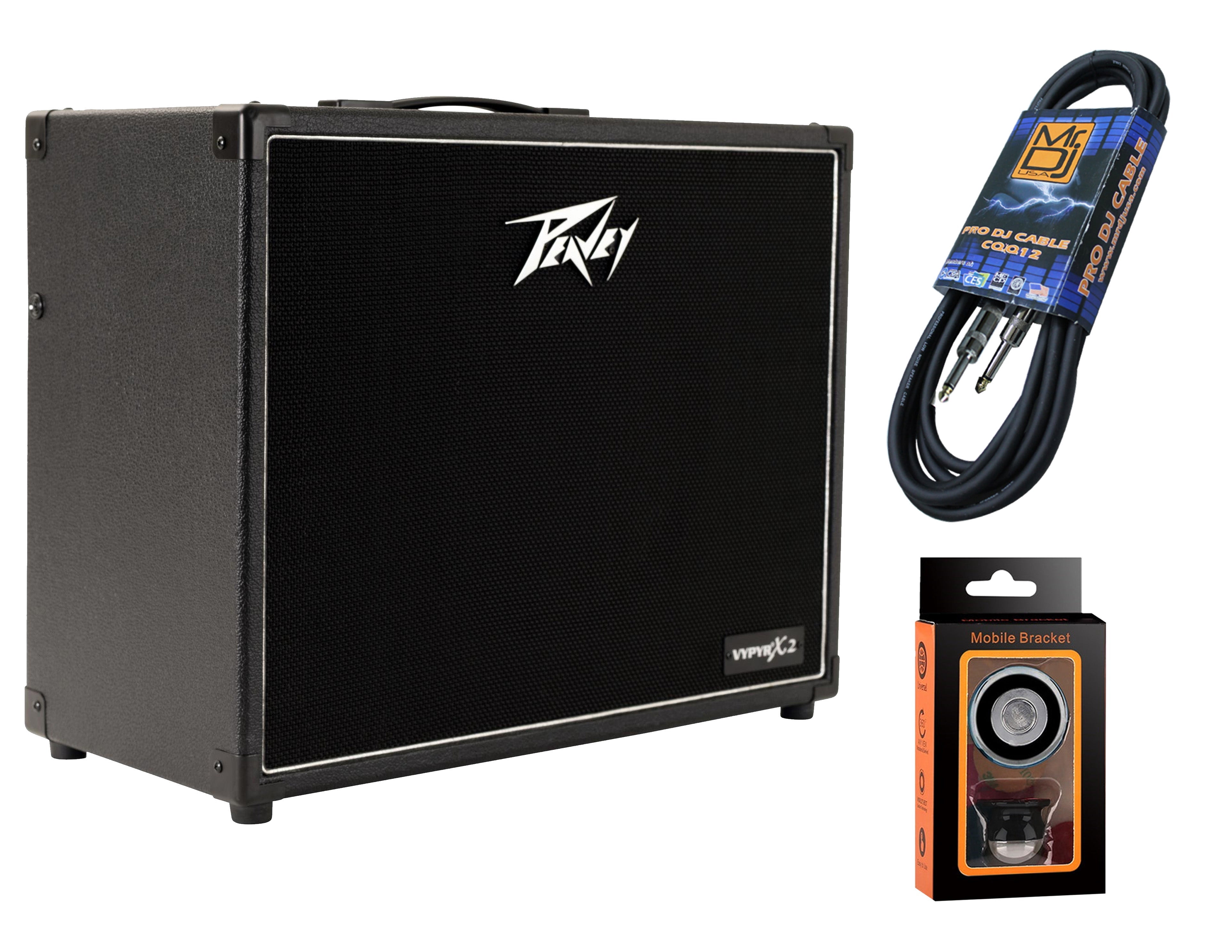 Peavey  VYPYR® X2 Guitar Modeling Amp+Sanpera II Footswitch+ Free Mr. Dj Isntrument Cable + Phone Holder