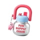 thumbnail image 4 of Botella de agua Copa de vientre grande de 680 ml a prueba de fugas Cute grande Capacidad Práctica Jarra de agua Botella de agua para beber para correr Rosa plateado, 4 of 9