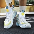 thumbnail image 3 of Bolognifi Men's Basketball Shoes Walking Running Breathable Comfortable Sneakers - MOON_5, 3 of 5