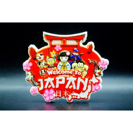 

Refrigerator Sticker Printing Map Cherry Blossom Commemorative Powerful Functions