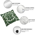 thumbnail image 4 of Outdoor Throw Pillow Cover Abstract Green Botanical Leaves Waterproof Cushion Pack Seamless Foliage on White Pillow Cases Home Decoration for Patio Garden Couch Sofa, 4 of 6