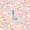 Pink L, variant on Castle Fairy Unicorn Letter S Twin Quilt Set,Kawaii Animal Twin Coverlet Set
