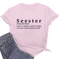 thumbnail image 5 of Xuewenshw Haut Décontracté pour Femmes, Mode, Manches Courtes, Col Rond, Tee-Shirt Long, 5 of 5