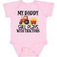 thumbnail image 3 of Inktastic Farming Daddy Plays with Tractors Boys or Girls Baby Bodysuit, 3 of 5