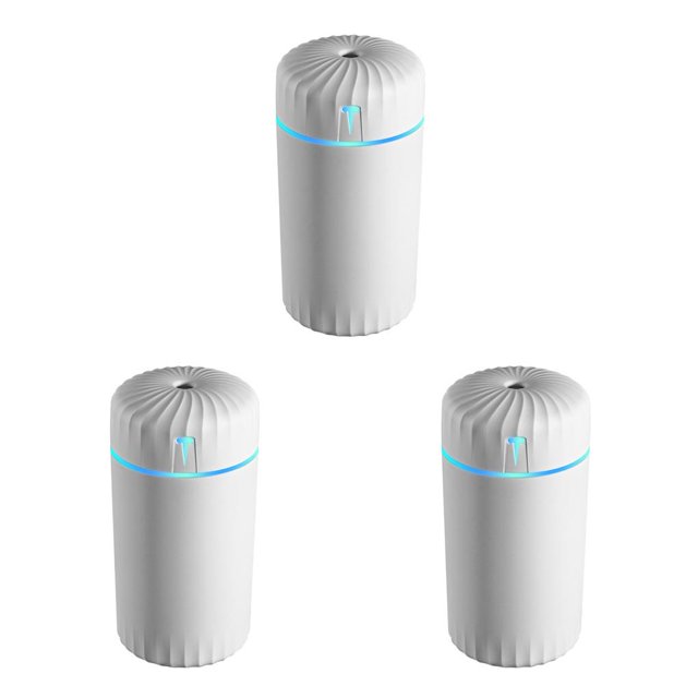 Humidificador de aire Injueey 450ml difusor 2W luz nocturna rosa y Blanco