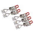 thumbnail image 2 of 5 Pieces Push Pull Type Toggle Latch Clamp Steel Lightweight Portable Adjustable with keyhole, 2 of 8