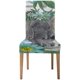 thumbnail image 1 of Funda Protectora para silla elástica ABPHQTO a Rayas con Flores de Elefante acuarela Juego de 1, 1 of 4
