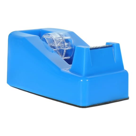 HEALEEP Portable Desk Tape Holder Set with Non-Skid Base, Compact Design for Office and Home Use