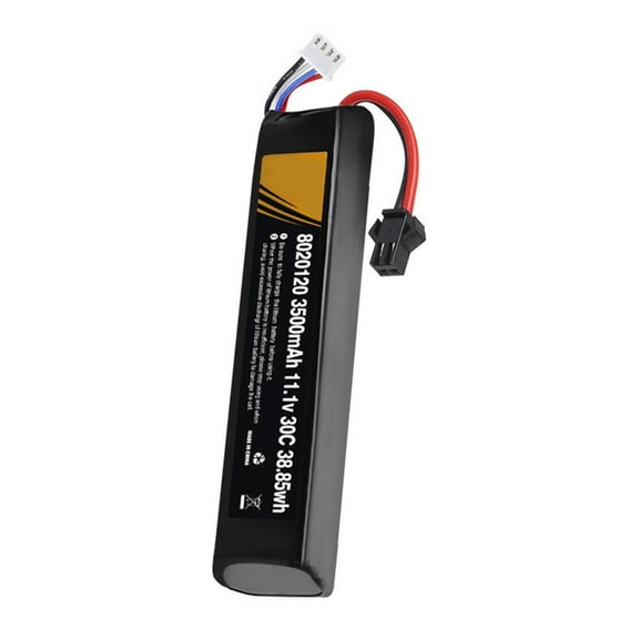 YIEMEEN 3500mAh 11.1V 30C Lithium Battery 4 Different Plug Connector for Model Airsofts