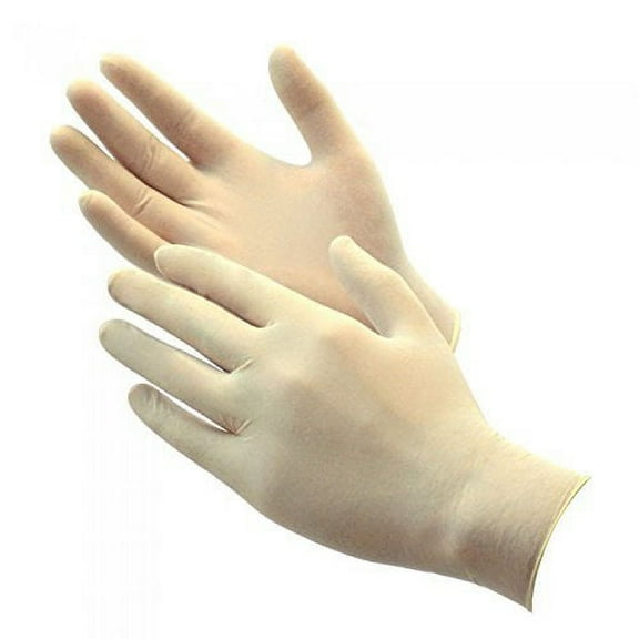 Latex Powder Free Gloves Size Large Pack of 100
