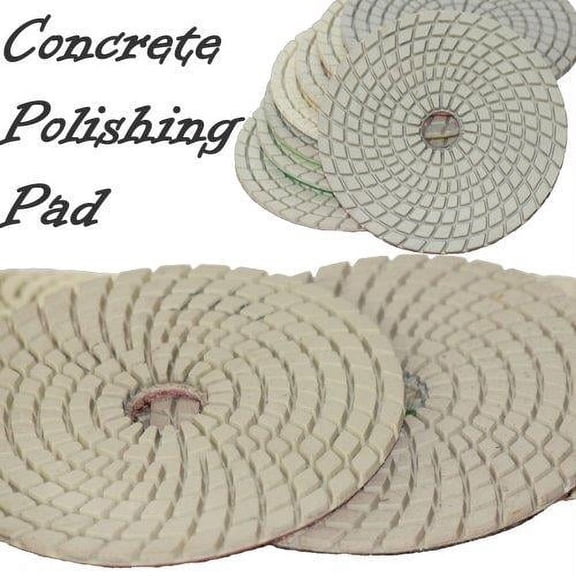 4" STADEA Concrete Diamond Polishing Pads Set   Buff for concrete polishing Concrete Sanding Wet Grinders / Polishers
