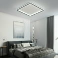 thumbnail image 4 of Modern Square Ceiling Light Flush Mount Lighting Fixture Bedroom Simple Decor, 4 of 9