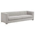 thumbnail image 1 of Sunpan Canapé en Tissu Moderne 16,75" Caitlin en Argent Hemingway, 1 of 1