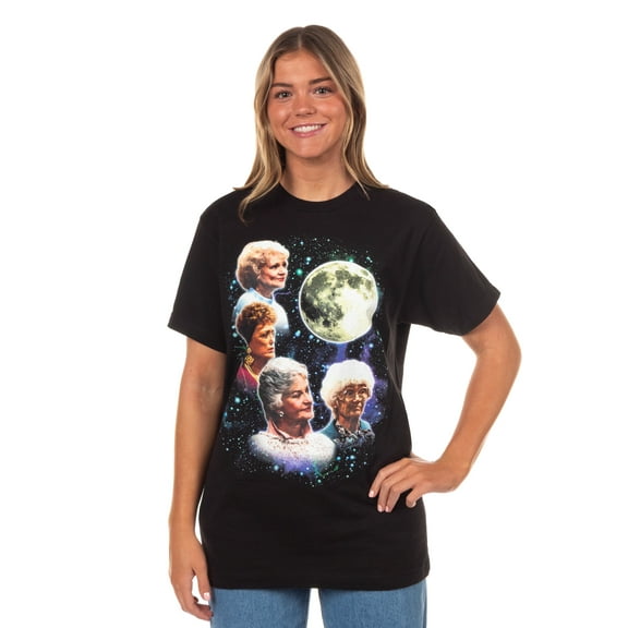 The Golden Girls Women's Four Golden Girls Moon T-Shirt