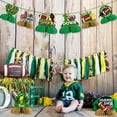 thumbnail image 4 of 8Pcs 1st Year Down Football Honeycombs Centerpieces, Sage Green Sports Game Day Table Decorations for First Birthday - Foam Sports Balls Table Supplies for One Year Old Boy, 4 of 7