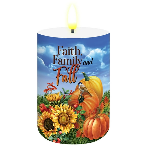 Briarwood Lane Faith Family and Fall Flameless Candle