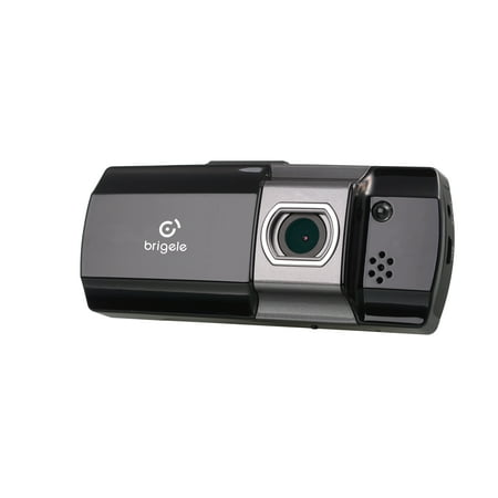 Brigele DR2100 Car Dash Cam Full HD 1080p 3MP with 16GB SD Card Storage and Impact Sensor for Traffic Accident