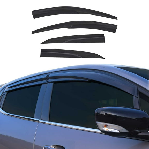 Window Visor Vent Rain Deflector for Toyota Corolla 2014-2019 Sedan Smoke 4x