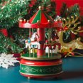 thumbnail image 2 of VONKY Merry-Go-Round Music Boxes For Magical Christmas Celebration Interactive Durable H-B-9 Red 6.2 inch, 2 of 6