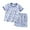 Z01 Blue, variant on Baby Boy Outfits Cute Cartoon Ribbed Casual Outfit Sets Short Sleeve Crew Neck Shirts and Shorts 2 Piece Summer Baby Boy Clothes Light Blue 18-24 Months