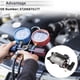 thumbnail image 3 of Compresor de suspensión de aire Unique Bargains para BMW X5 2014-2018, para BMW X6 2015-2019 Compresor de aire No.37206875177 Metal Plástico 1 Pc con soporte y válvula, 3 of 6