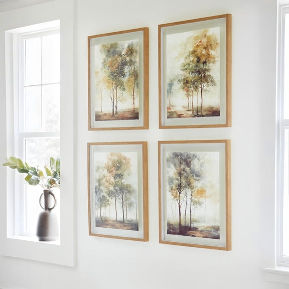 Signature Design by Ashley Bryneford Canvas Art (Set of 4) Decorative Canvas Art for Living Room or Bedroom