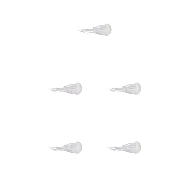 Matsuzay Molde de resina relleno de medusas estilo océano colgantes artesanías DIY joyería impermeable suministros collar llavero medusas 3 Type2 NO2