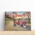 thumbnail image 3 of Be My Valentine's German Shorthaired Pointer Truck Full of Love Flower Balloon Horizontal Matte Canvas Poster GSP Lover Dog Gift Wall Art Home Decor - 02029, 3 of 5