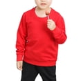 thumbnail image 6 of WIBACKER 2-10T Kid Girls Boys Cotton Solid Color Long Sleeve Basic Crewneck Sweatshirt Tops, 6 of 6