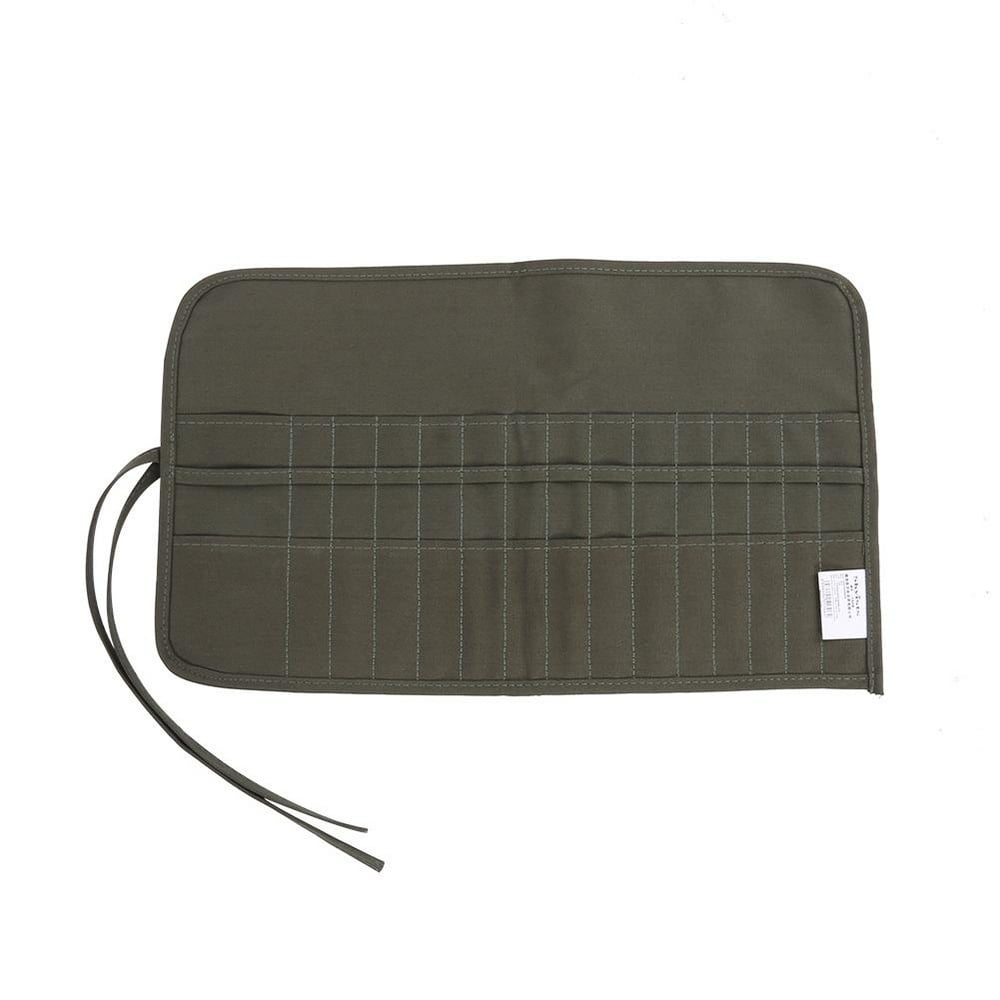 FAGINEY New Larger 30 holes Roll Up Canvas Paint Brush Bag Artist Draw