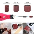 thumbnail image 6 of Fznkrag 384Pcs Sanding Bands Drum Sleeve Grit Mandrel Dremel Rotary Tool Kit Accessories, 6 of 11