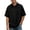 Black, variant on IWRICH Men's Knit Oversize Polo Shirts Short Sleeve Plus Size Henley Collared Shirt Summer Baggy Streetwear White XL
