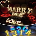 thumbnail image 4 of adviicd LED Letter Lights Light Up Plastic Letters Standing Hanging Warm Wihte Light, 4 of 4