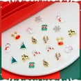 thumbnail image 6 of 20Pcs Christmas Nail Art Charm 3D Flatback Rhinestones Design Nail Decorations, 6 of 14