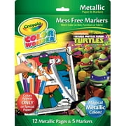 Crayola Color Wonder Metallic Paper & Markers, Teenage Mutant Ninja Turtles