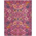 thumbnail image 1 of homeroots home decor 385200 8’ x 10’ Fuchsia and Orange Distressed Area Rug, 1 of 1
